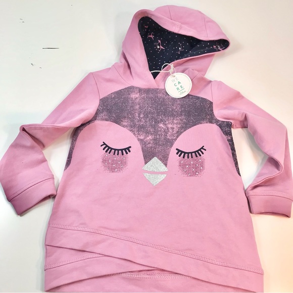 Little Girls Pink Hoodie. Oliver We care supporting sustainable Cotton Size: 2 - Picture 2 of 12